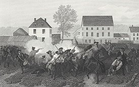 Drawing of the Battle of Lexington